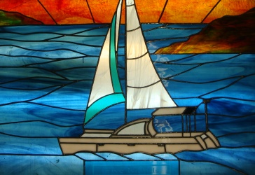 Come see Bill Anthony's stained glass work at A Brush with Art, Art Show and Sale in Didsbury Alberta, April 9 and 10, 2022.