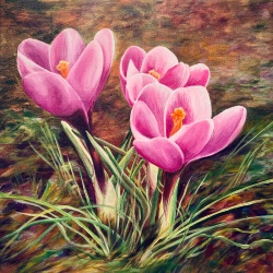 Come see Patti Simoneau's paintings at A Brush with Art, Art Show and Sale in Didsbury Alberta, April 9 and 10, 2022.